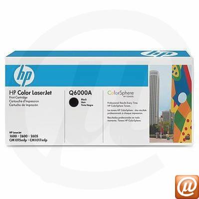 Q6000AB - Cartucho de toner original HP 124 Preto para Color LaserJet 2600 (2500 pginas)